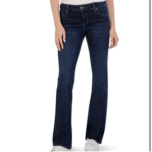 KUT from the Kloth Natalie Bootcut Jeans Dark Wash Denim Sz 16